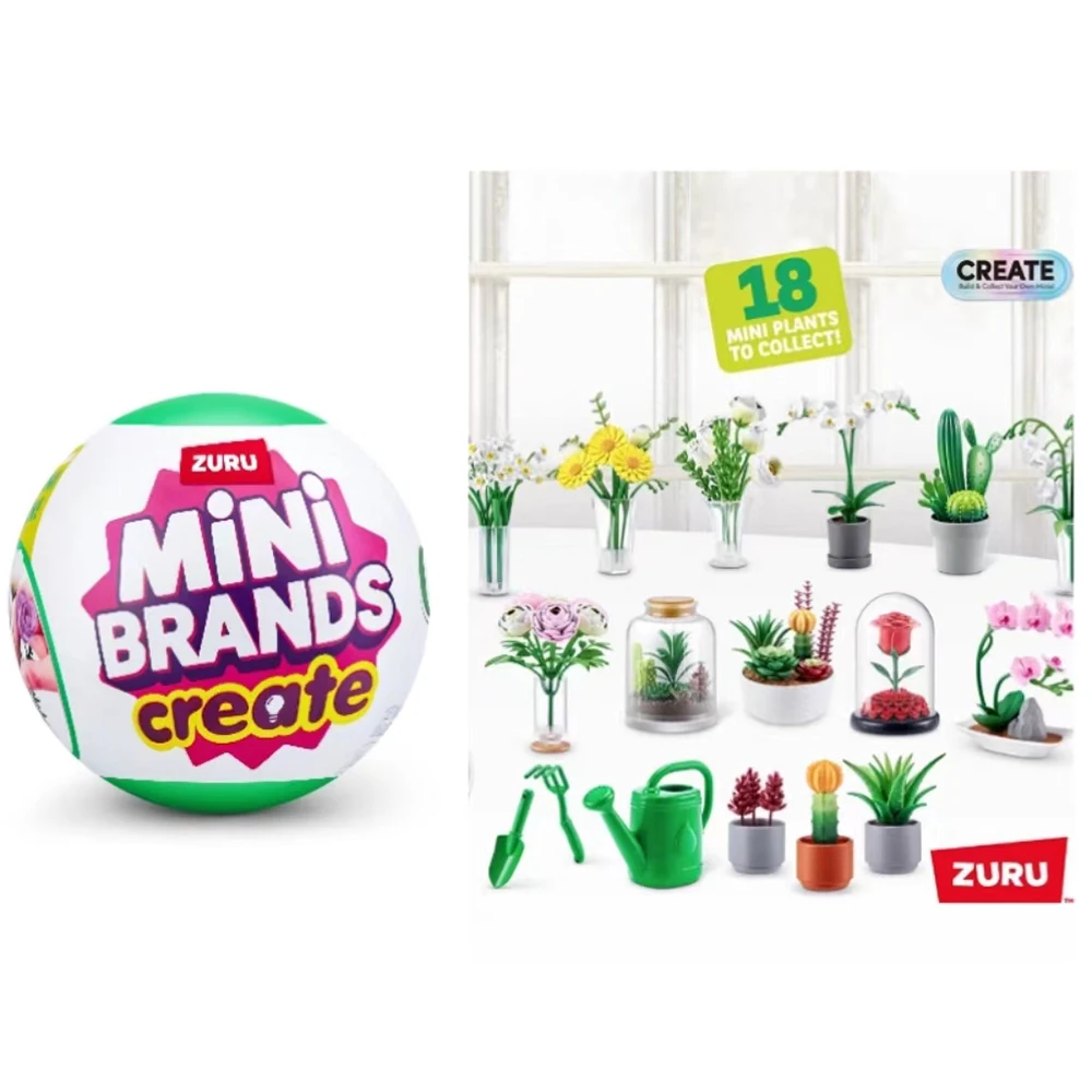 Jouets miniatures de supermarché pour enfants, boîte ennemi mystère, cadeaux de vacances, jouets mignons, 5 Surprise Mini Brands, par Zuru, Original