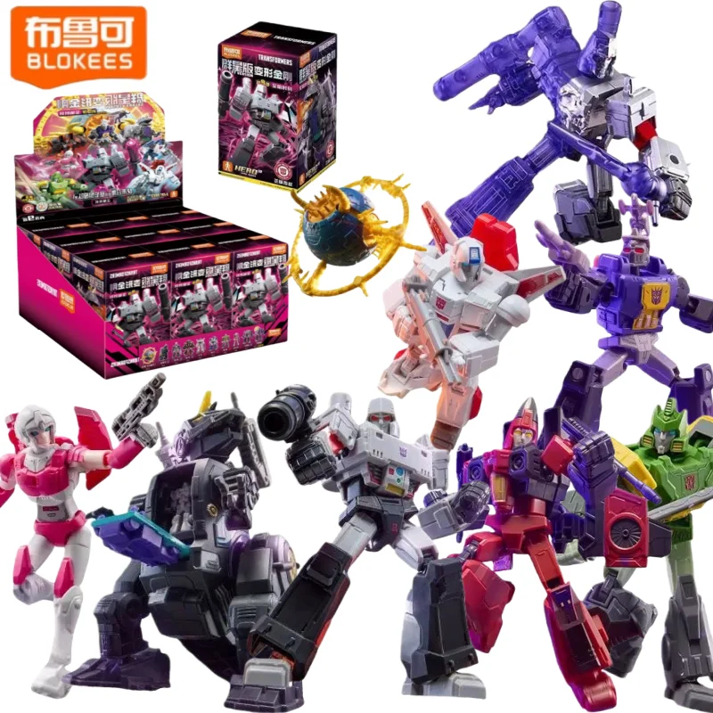 BLOKEES Transformers Building Block Man Many Stars Edition 9nd Darkest Hour Megatron Anime Figure Movable Model Splicing Toy