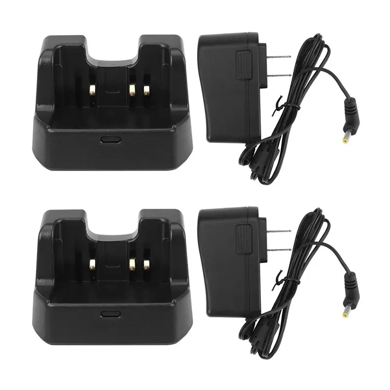 ABGI Desktop for Yaesu Vertex Radio VX-8R VX-8E VX-8DR VX-8DE VX-8GR VX-8GE FT-1DR FT-2DR US Plug 2 Pack