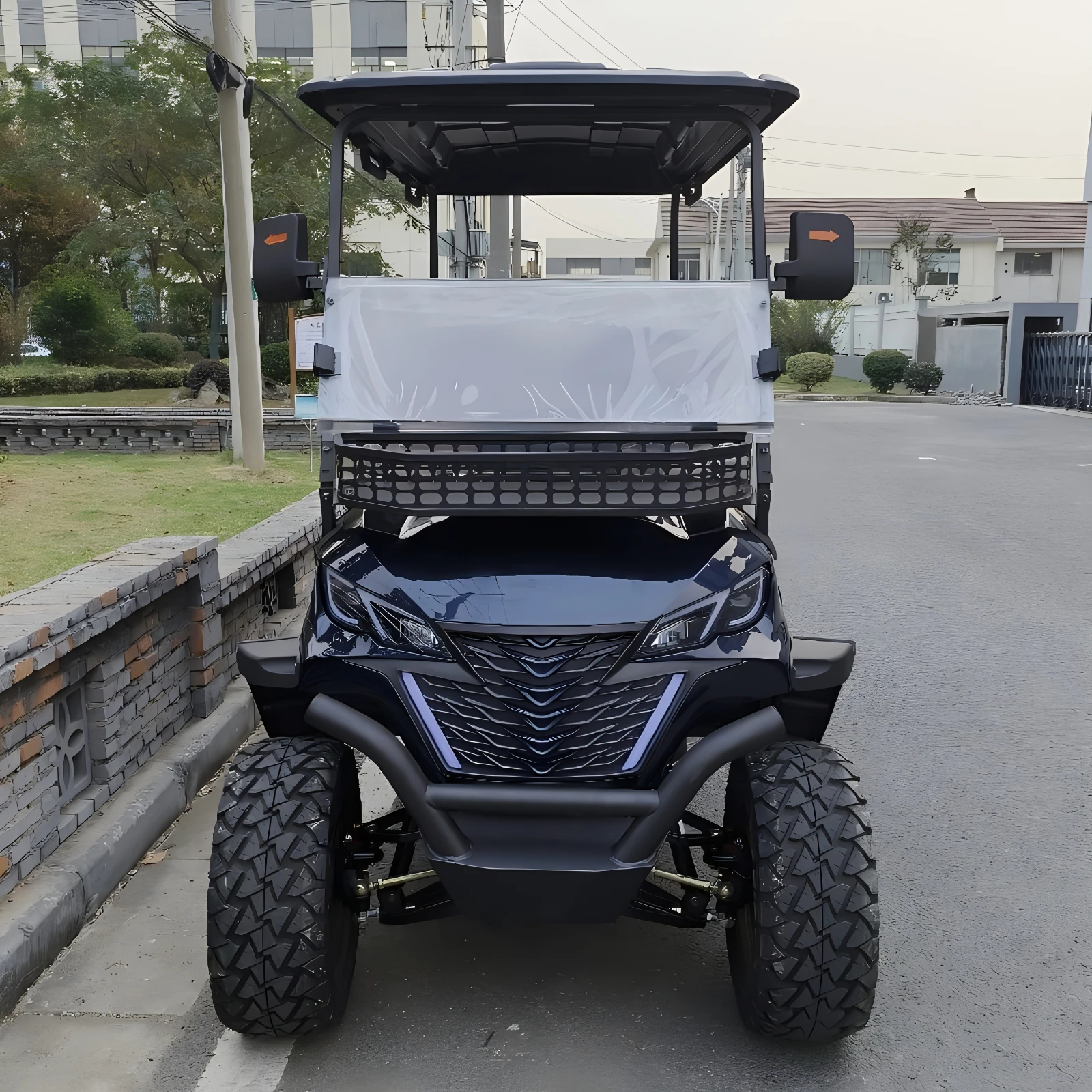 

Newly designed Golf Buggy 2+2-seater lithium battery passenger golf cart, customized lithium battery electric sightseeing car