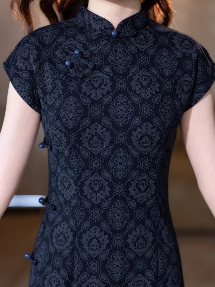 New Chinese Style Sleeveless Cheongsam 2026 New Summer Improvement Young Temperament Daily Dress Qipao