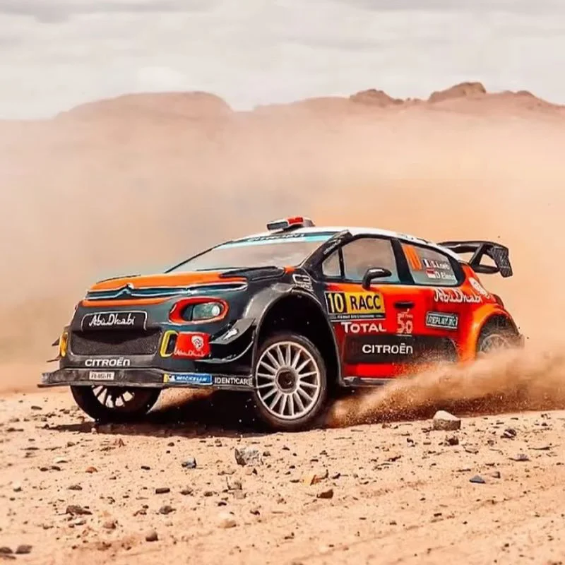 

KM Thor New 6S Rally Car 1/7 Simulated Citroen C3 With Light Group RC Remote Control Electric Model Car Off-road Vehicle Toy RTR