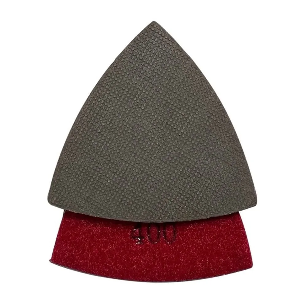 Triangular Diamond Grinding Pads for Oscillating Tools - 30, 60, 120, 200, 400 Grit Multi-Tool Accessories