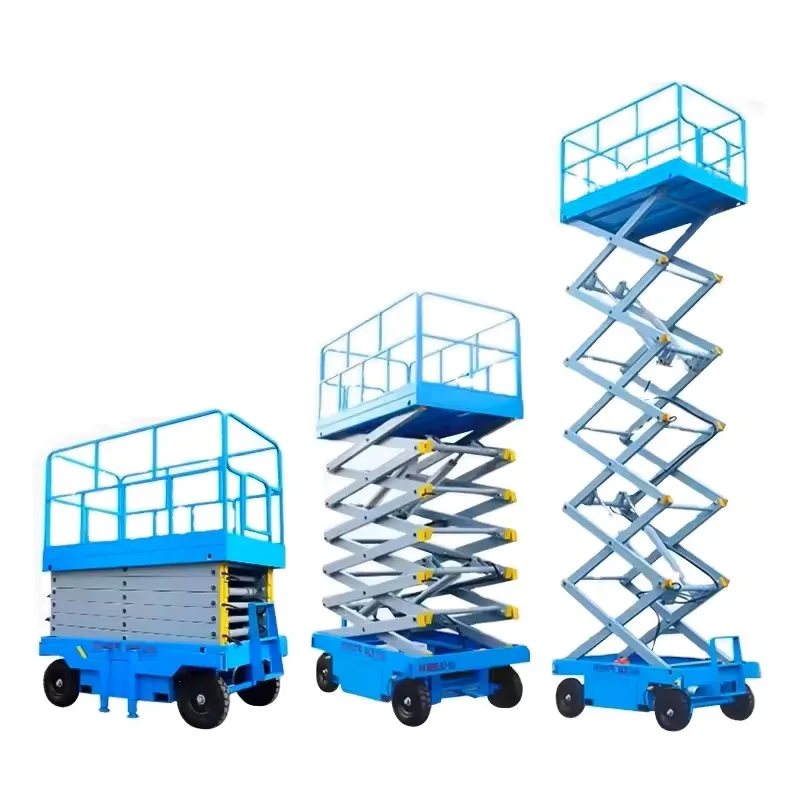 Factory Direct Sale High Quality Building Scaffolding Hydraulic Electric Self-propelled Scissor Lift Aerial Work Platform