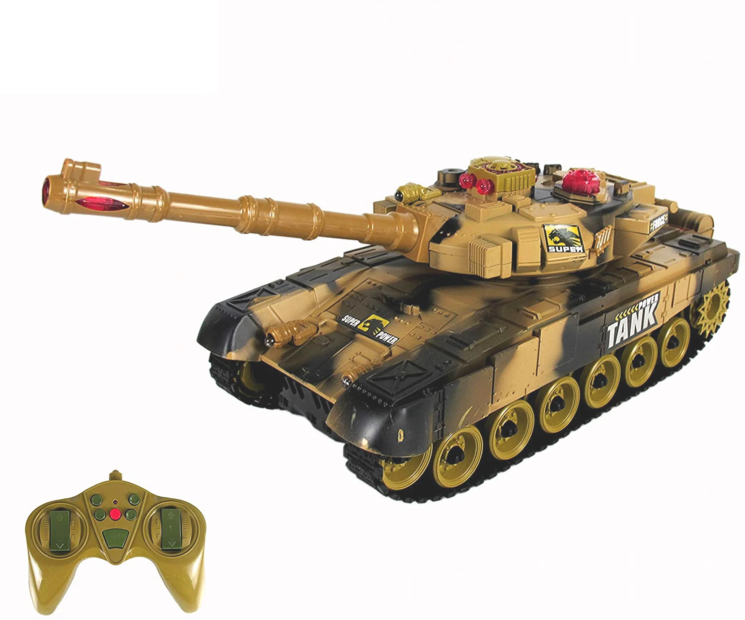 Vechttanks met afstandsbediening Realistische geluiden en verlichting Rc Radiobesturing Gaming Militaire gevechtshorlogstanks