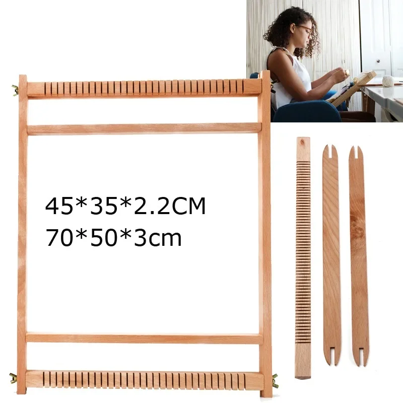 

Factory Price Wood Tapestry Weaving Machine, Hand-Made DIY Square Frame Loom, Smooth Beech Wooden Surface, Knitting Craft Tooln