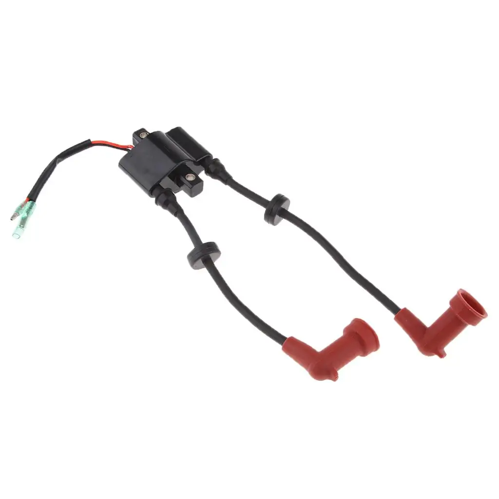 Outboard Ignition Coil Assembly Alloy Enhanced Combustion Efficiency Engine Accessory for Yamaha 15hp 25hp 40hp 2 Stroke