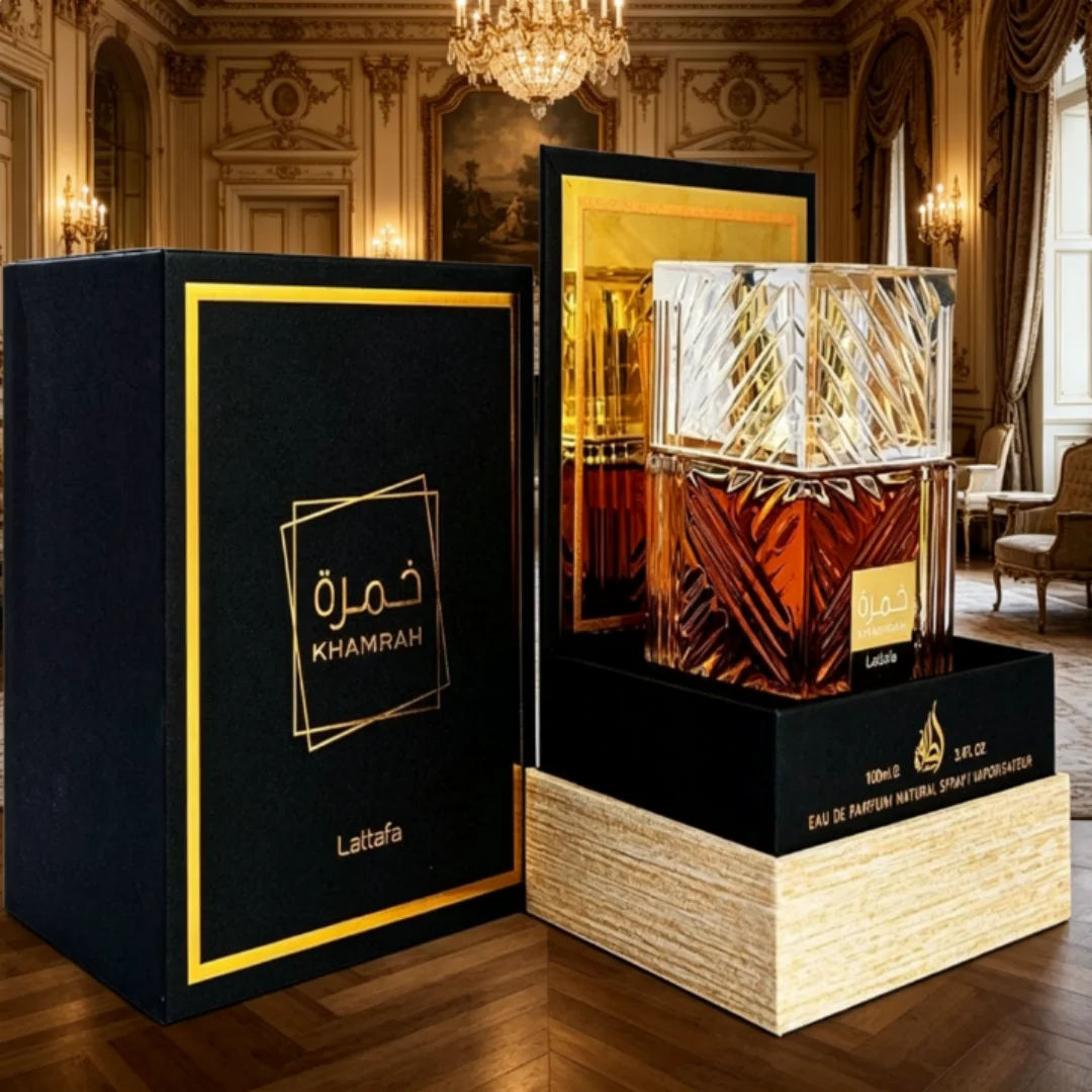 Perfume en spray unisex Lattafa Khamrah Karaz, 3.4oz/100ml Perfume para hombre Perfume para mujer