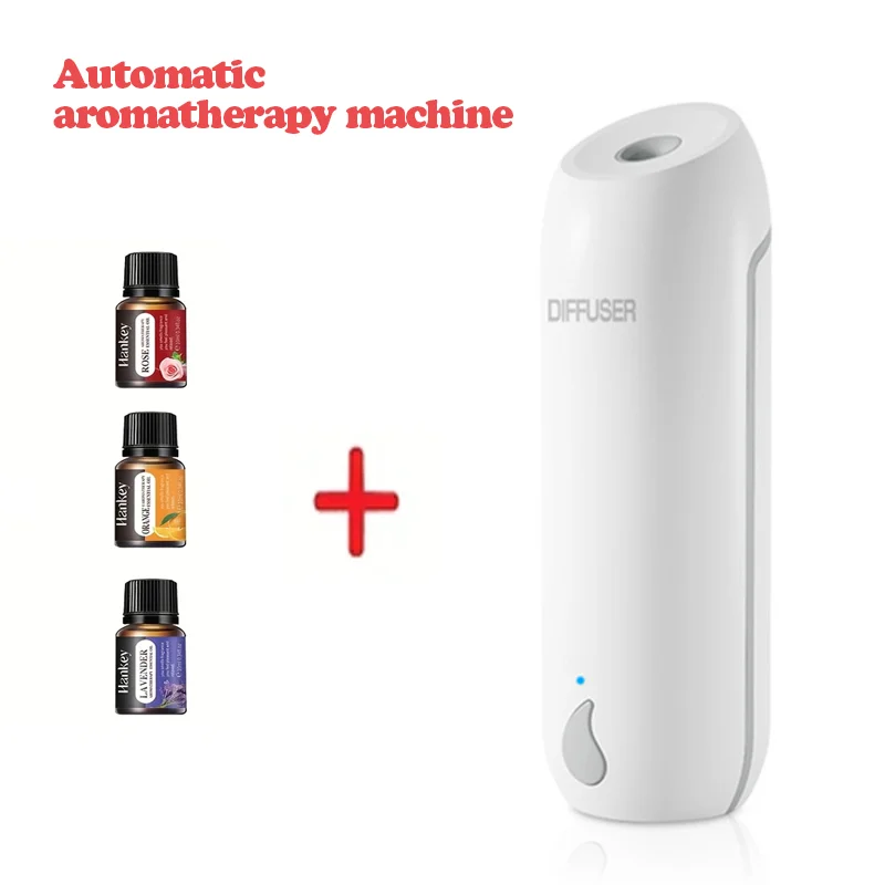 معطر هواء أوتوماتيكي مع مؤقت، 3 زيوت أساسية، للمنزل، الفندق، الحمام، إزالة الروائح الكريهة والرائحة، العلاج العطري د