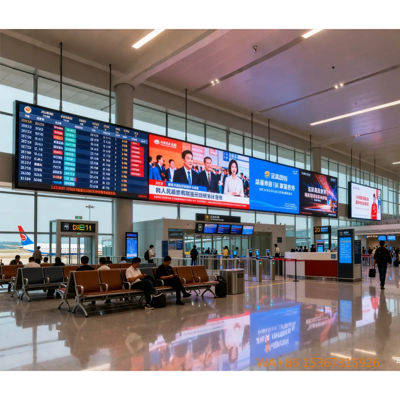 

Multi-language Indoor Full Color LED Screen Display for Airport VIP Information