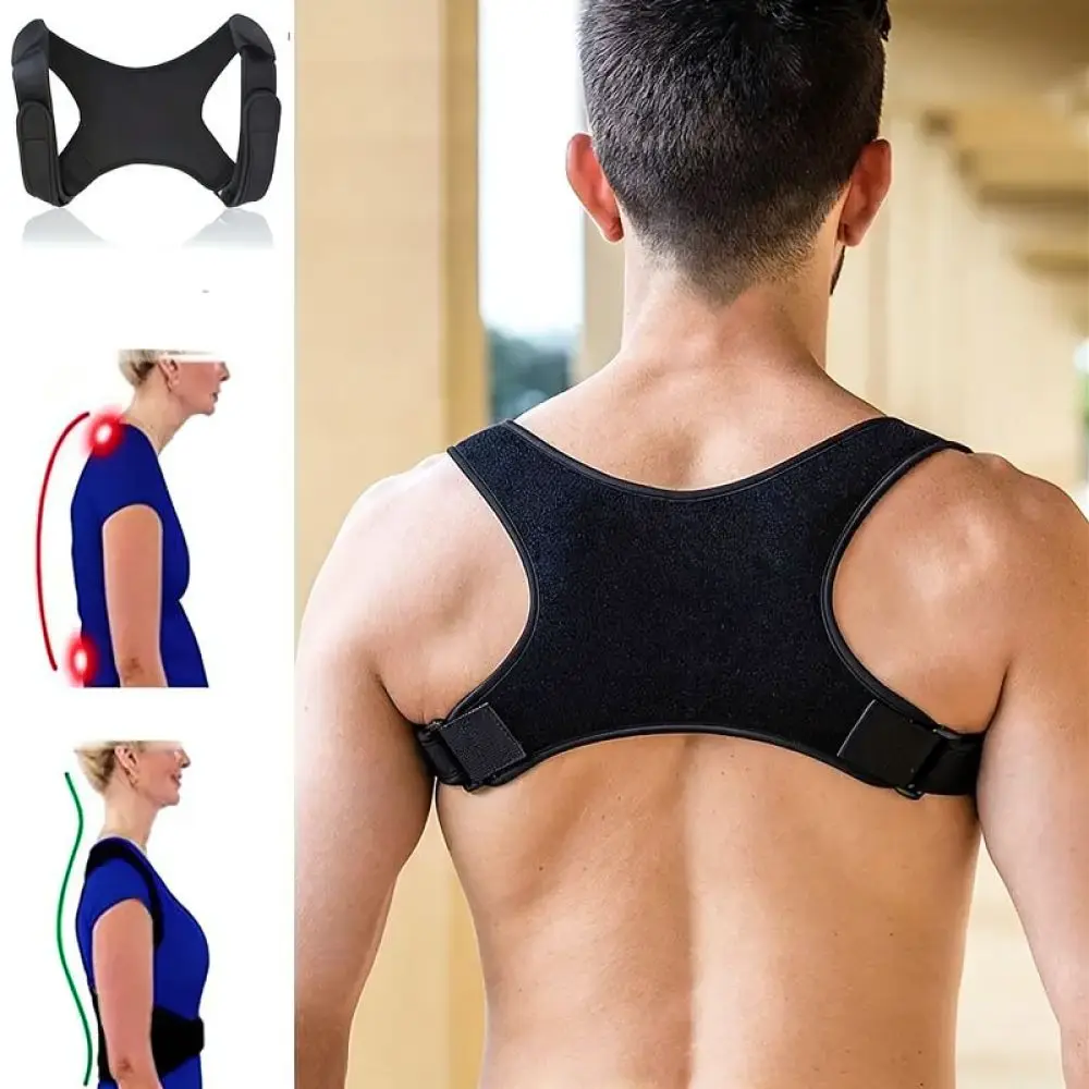 Adjustable Back Support Belt Posture Corrector Shoulder Brace For Student Adult Breathable Spine Alignment Strap