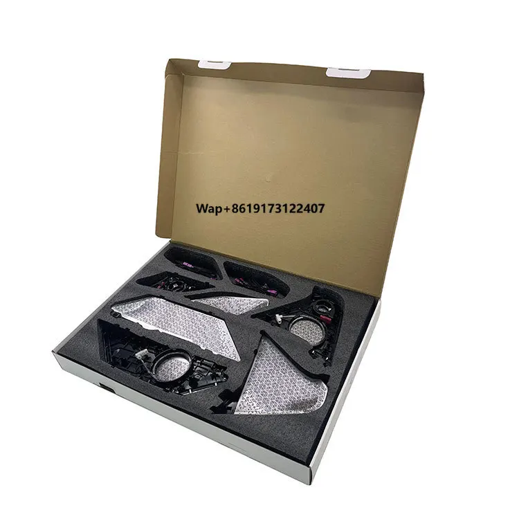 غطاء مكبر الصوت أضواء LED اكسسوارات السيارات الداخلية لسلسلة 7 الجديدة G70 #1
