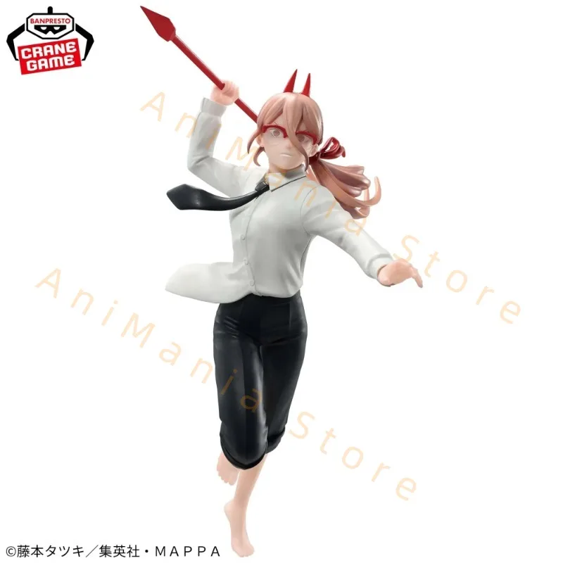 在庫ありバンダイオリジナルバンプレスト振動スターチェーンソーマンデンジパワーアニメアクションフィギュア Pvc モデルグッズおもちゃ