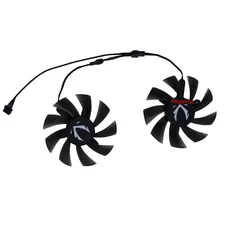 2 pièces/ensemble, foulant carte ventilateur, vidéo refroidisseur, XY-D09015B, pour JIESHUO laptop RTX 3070 M 8G, pour Nvidia Notebook RTX 3070 M 8G