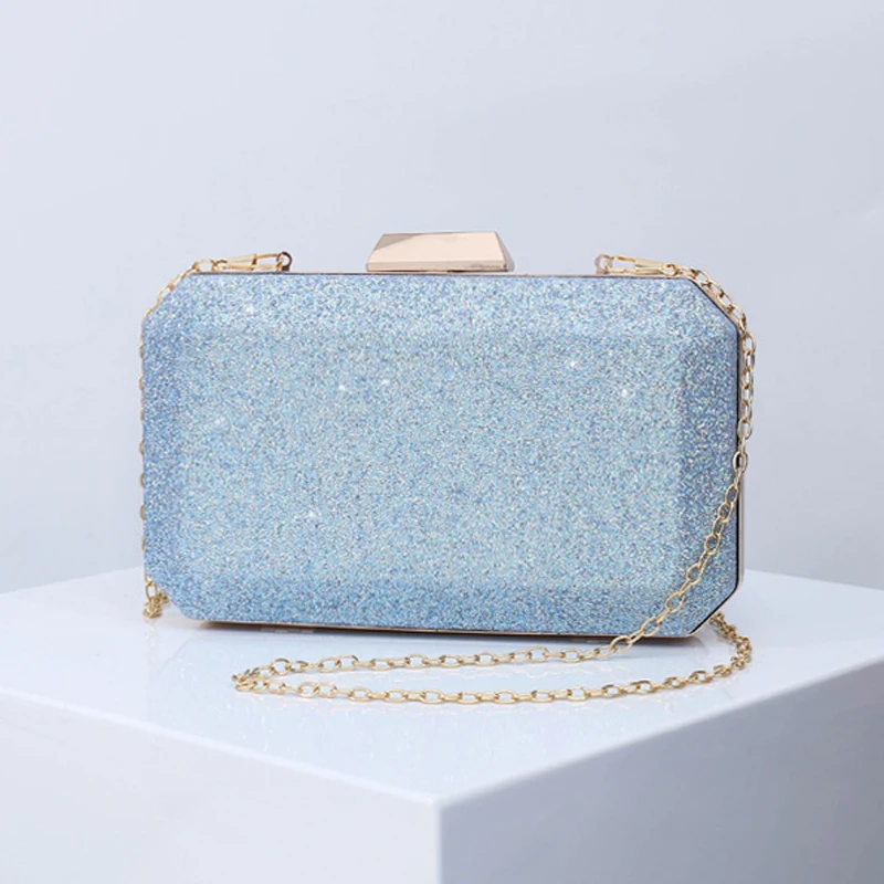 Light Blue Bag Bling Wedding Luxury Designer Handbag Clutch Purse for Women Unique PU High Quality Cross Body Over Shoulder Bag 2023 vintage fashion big frame eyewear women modern tortoiseshell optical glasses designer cat eye blue light blocking glasses