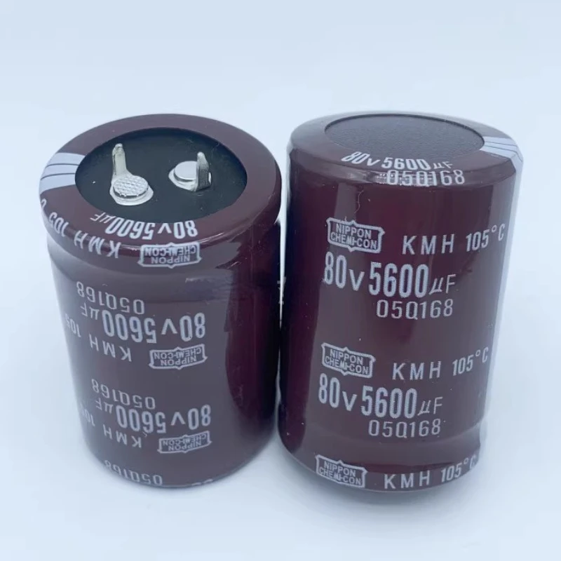 1 قطعة-20 قطعة 80v5600uf مُكثَّف كهربائيًا 105 درجة 5600 فائق التوهج 80 فولت مكبر كهربائي تصفية الصوت حمى مكثف Nichicon