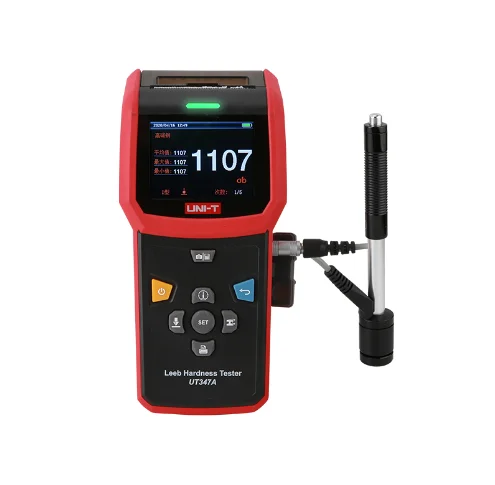 

UNI-T UT347A Leeb Hardness Tester Portable Lieblowishaw Steel Cast Iron Forged Steel Hardness Testing