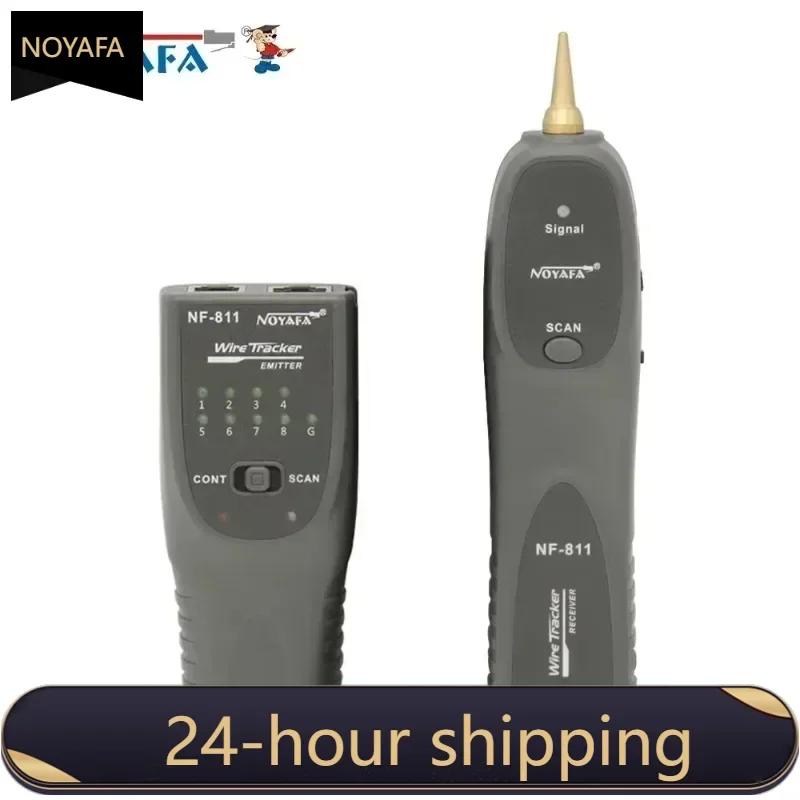 NOYAFA NF-811 Network Cable Tester RJ45 RJ11 Fault Locator Pressure and Burn Resistant Telephone Wire/Cable Detector