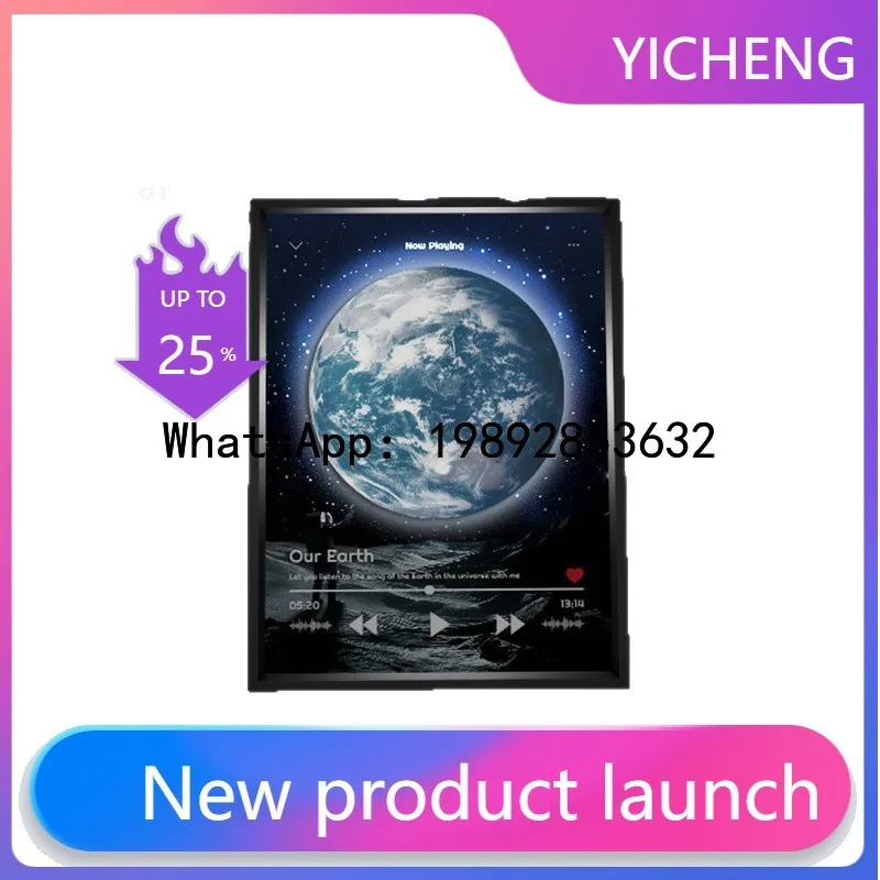 GH Turntable Audio Painting Bluetooth TF Card Modern Minimalist Aluminum Alloy Living Room Entryway Decorative Painting