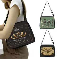 Spirit Board Ouija Ghost Print Crossbody Bag Witch Vampire Women Handbag Phone Purse Holder borse a tracolla da donna regalo di Halloween