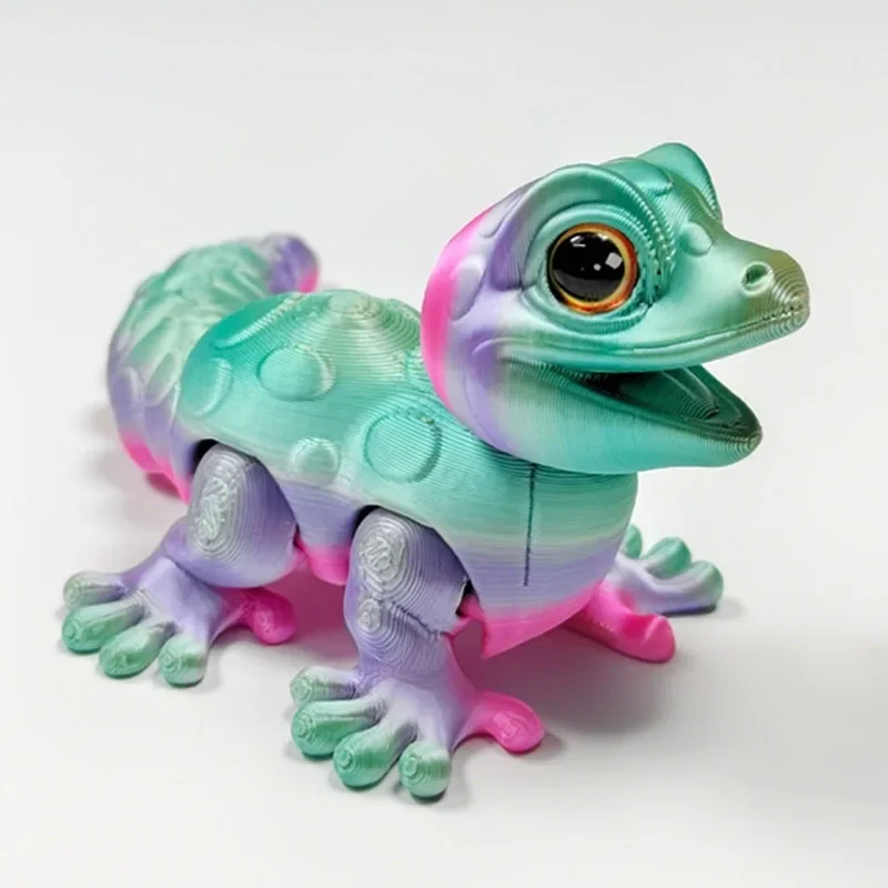 3D печатная мультисуставная модель подвижных животных, детские игрушки, милая рельефная сенсорная игрушка, забавные аксессуары для дома, детский подарок, украшение для рабочего стола