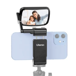 Ulanzi ST-30 Smartphone Periscope Flip Mirror Screen Vlog Selfie Bracket Phone Holder Universal for Samsung Huawei XiaoMi iPhone