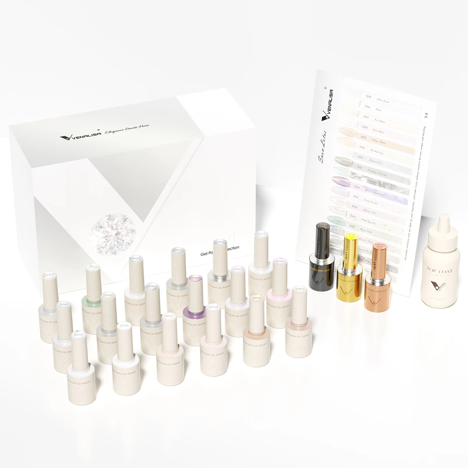VENALISA VIP Kit 10ml esmalte de uñas en Gel HEMA TPO gratis colores preciosos pigmento de Gel arte de uñas profesional barniz de Gel de larga duración