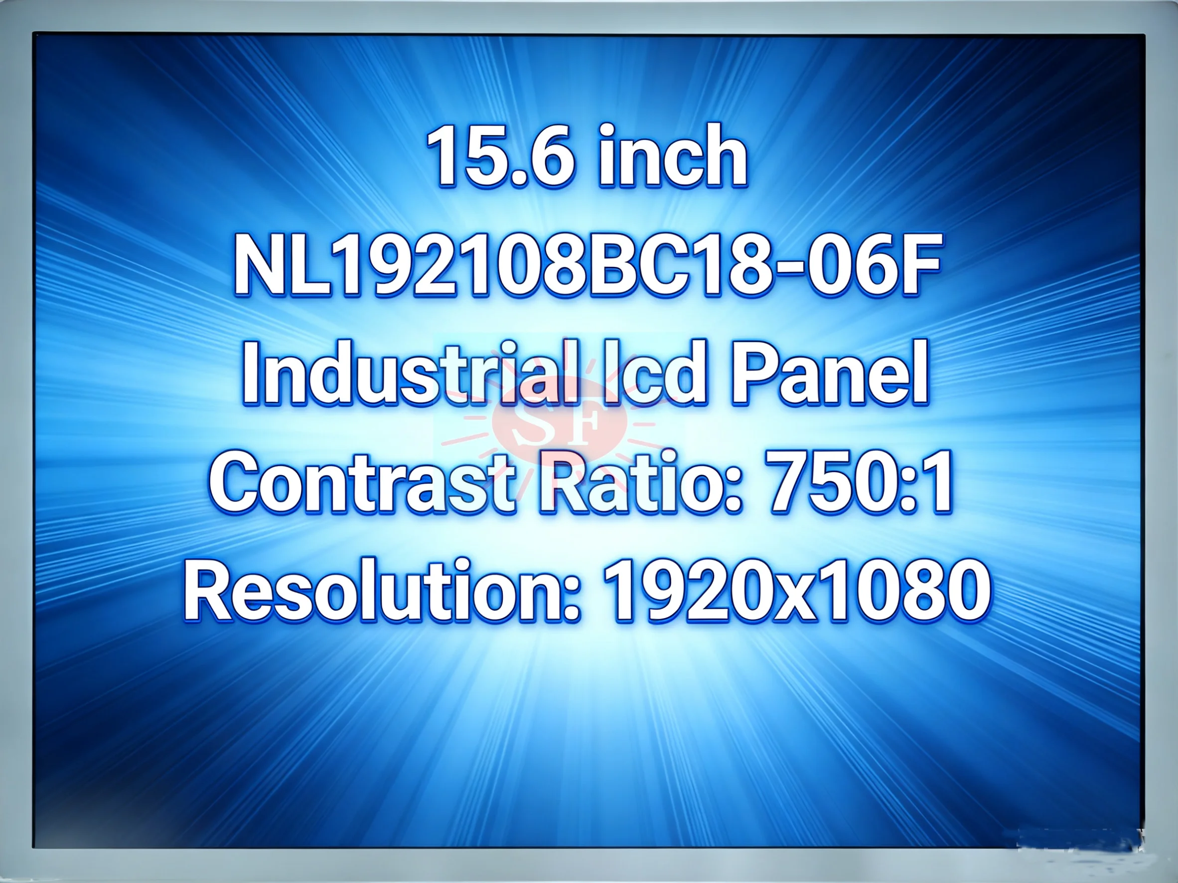 15.6“ NL192108BC18-06F TFT-LCD PANEL 1920*1080 Resolution Industrial Display  with eDP (2 Lanes) , HBR1 (2.7G/lane) , 40 pins