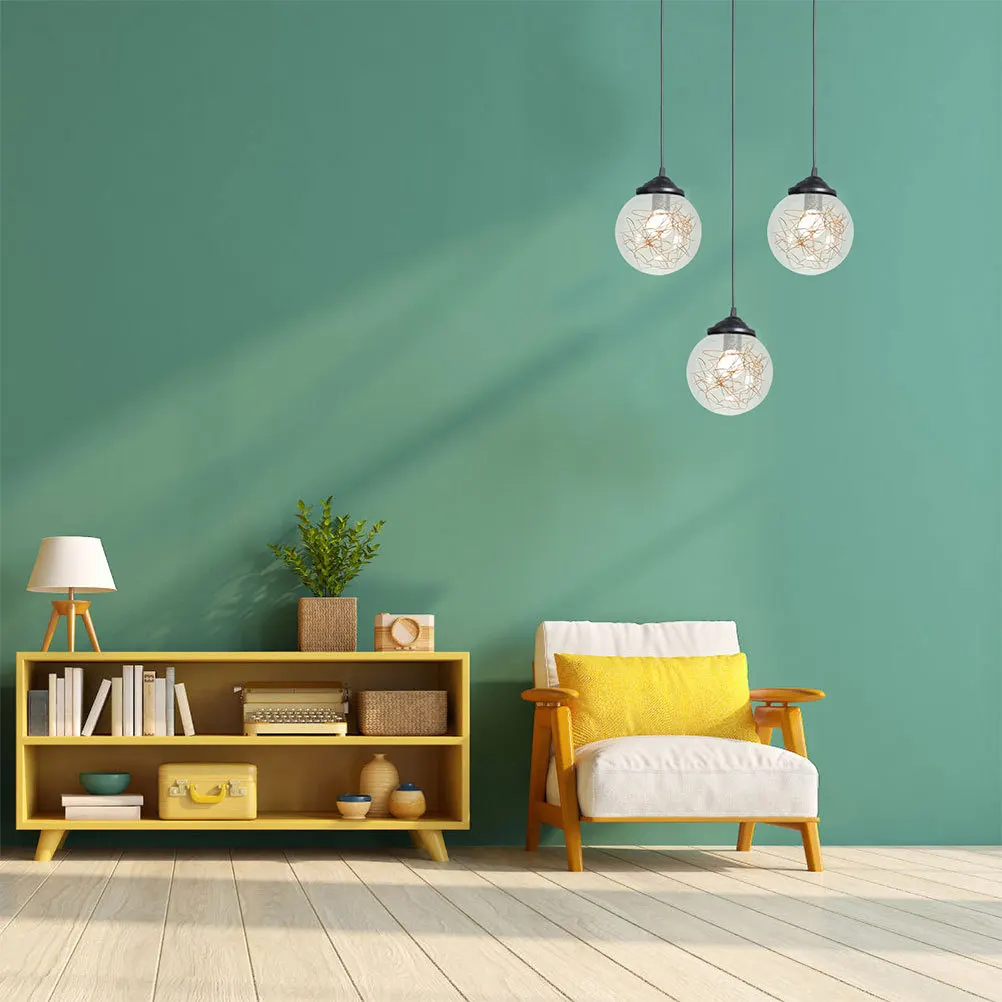 

Glass Lampshade White Globe Replacement Pendant Light Cover Decorative Lamp Shade for Ceiling Hanging Light Fixtures