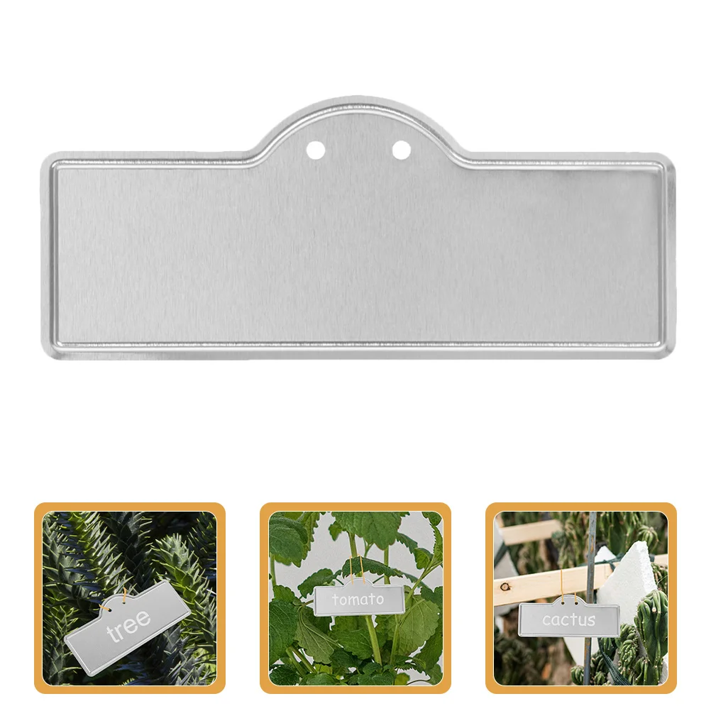 

8pcs Aluminum Plant Tags Waterproof Reusable Metal Label For Garden Indoor Outdoor Plants Flower Pot Marker Stakes Nursery