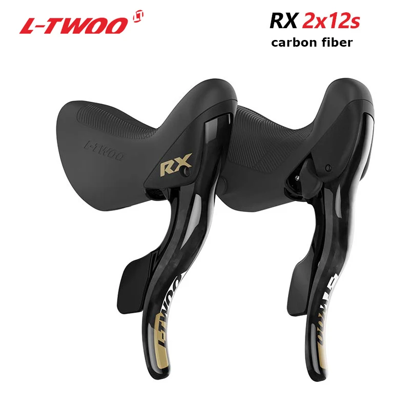 LTWOO RX 2X12 Speed Road Bicycle Groupset 12v Carbon Fibre Shifter Lever Front Rear Derailleurs Road Bike Kit Compatible Shimano