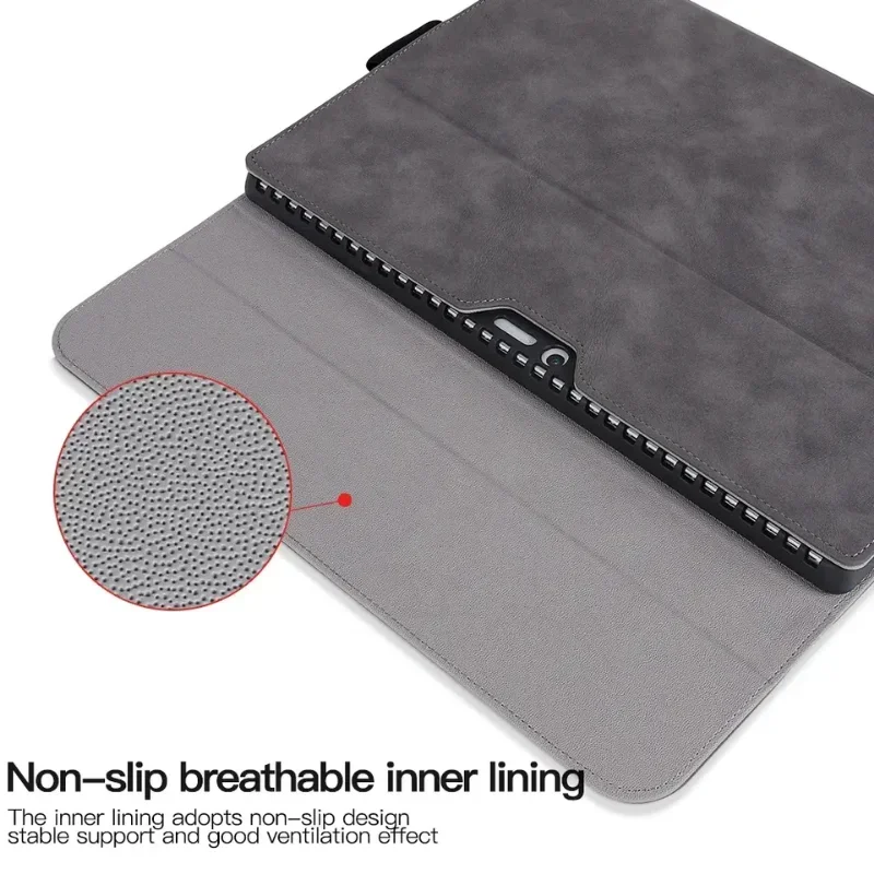 

Soft TPU Case for Surface Pro 9 8 7 6 5 X, PU Leather Funda Case, Sleeve Bag Protective Shell for Surface Pro X Go 2 3