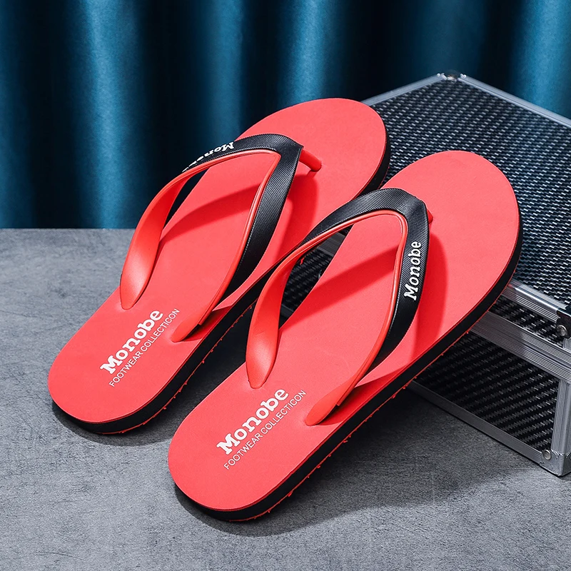 Fashion Men Flip Flops Sandals Shoes Men Summer Men Flip Flops High Quality Beach Sandals Anti-slip Casual Shoes Man Slippers