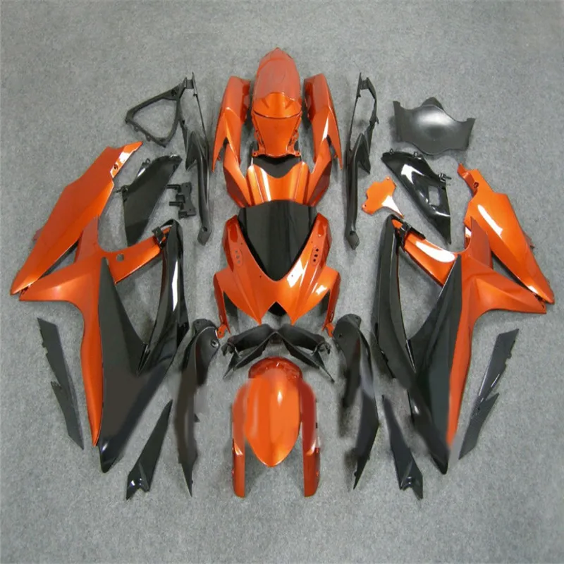 factory custom plastic shell for Suzuki gsxr600 fairing 2008 2009 2010 gsxr750 motorcycle gsxr 600 750 K8 K9 08 09 Kits  Color