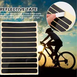 Bicycle Helmet Black Night Time Invisible Reflective Sticker Car White Cover Repair Scratches