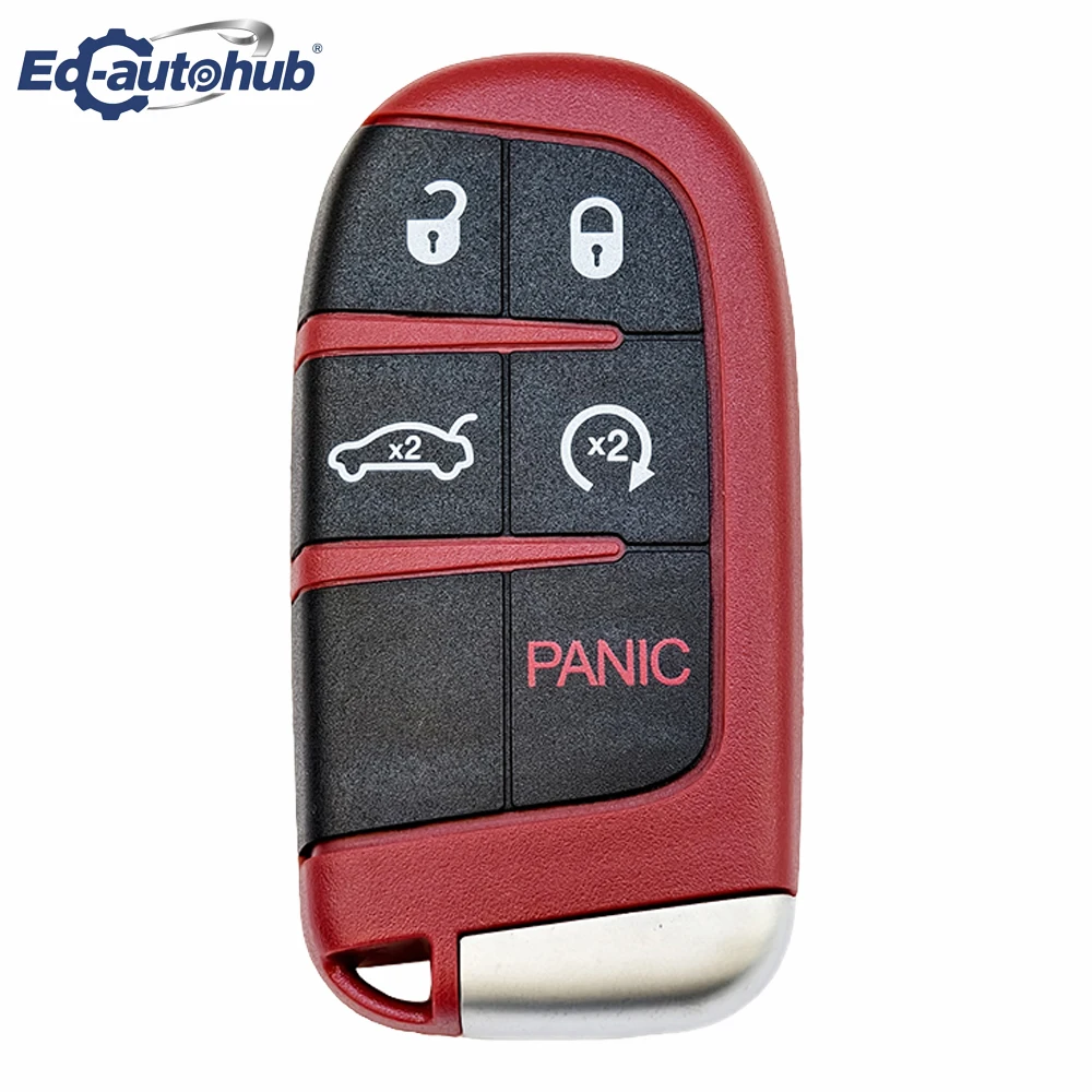 

Red Remote Key Fob Cover Shell Case for Dodge Charger Challenger Jeep Chrysler Universal Car Key Cover Accessory
