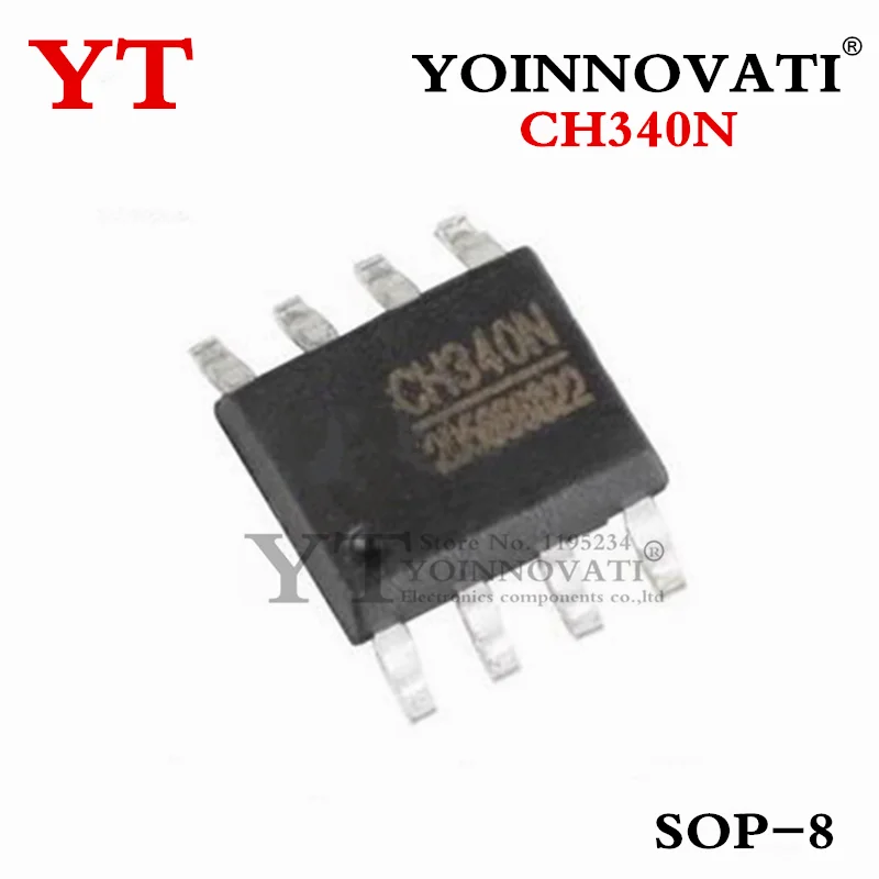 5PCS New Original CH340N SOP-8