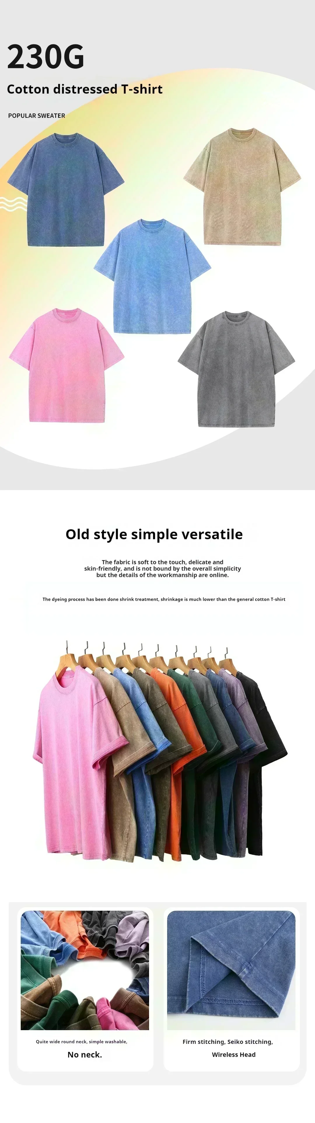 2026 Sommer Unisex 'Death Is Coming' Grafik-T-Shirt 100% Baumwolle Vintage Harajuku Locker Geschnitten Kurzarm Lustiges Streetwear Alltags-Oberteil – Detail 2