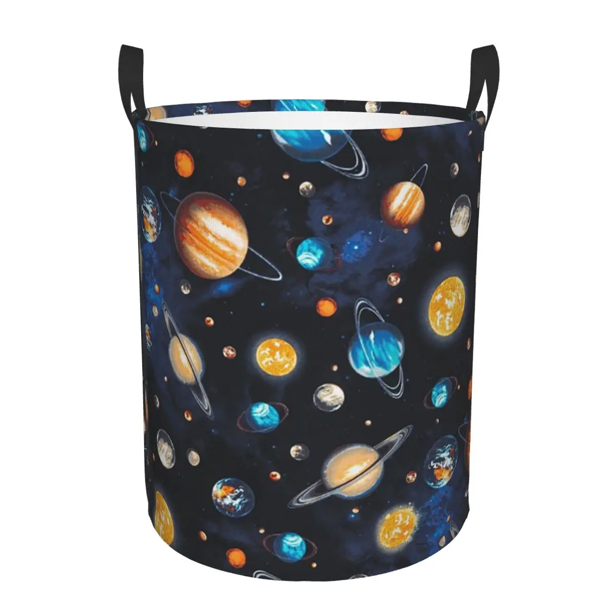 

Солнечная система, космические планеты, Вселенная, корзины для грязного белья, складные большие водонепроницаемые корзины для одежды, игрушек для дома, детские