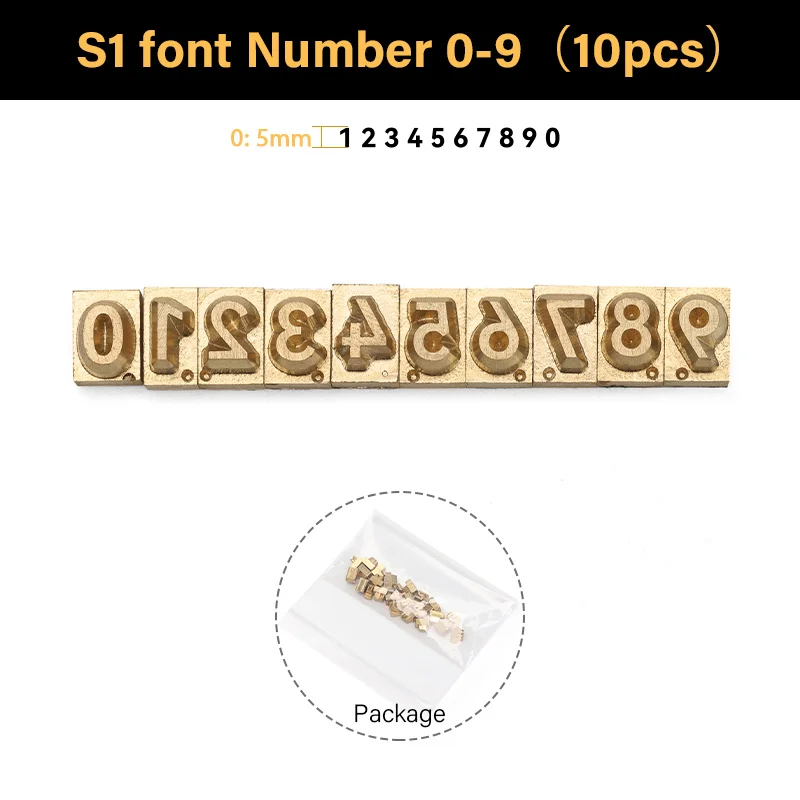 WUTA Messing Stempels Letter Nummer Alfabet Symbool Aangepaste Gepersonaliseerde Logo Embossing Mold voor Foliedruk Machine DIY Geschenken