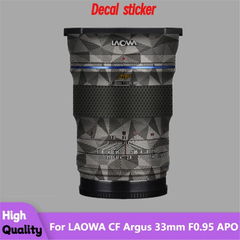 For LAOWA CF Argus 33mm F0.95 APO Anti-Scratch Camera Lens Sticker Coat Wrap Protective Film Body Protector Skin