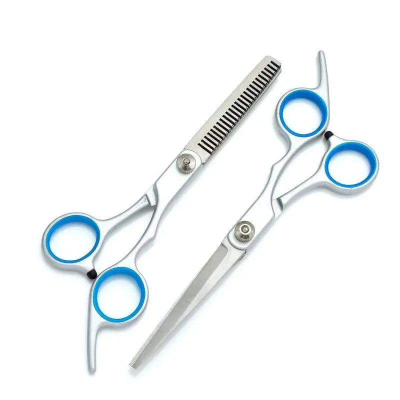Professionelles Friseurscheren-Set 6 Zoll Inklusive Schneidescheren und Effilierscheren für Friseursalon, Barbier und Haarpflege zu Hause – Detail 13