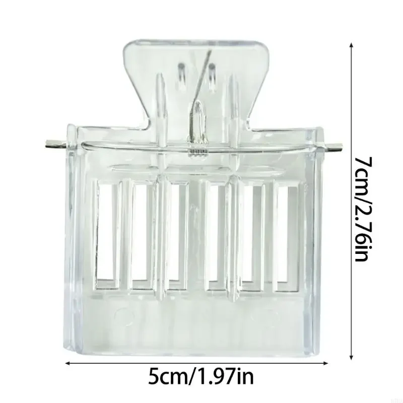 المشابك البلاستيكية لتربية النحل ملكة ضبط النفس الماسك مناسبة لإدارة النحل بكفاءة صيانة مستعمرة رعاية المنحل Y5GB