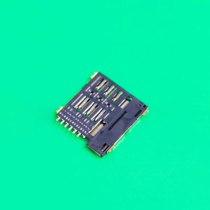 10pcs SIM slot per scheda Micro SIM 6P 6-Spille adattatore connect uso per il telefono del Supporto di carta auto tipo di spinta
