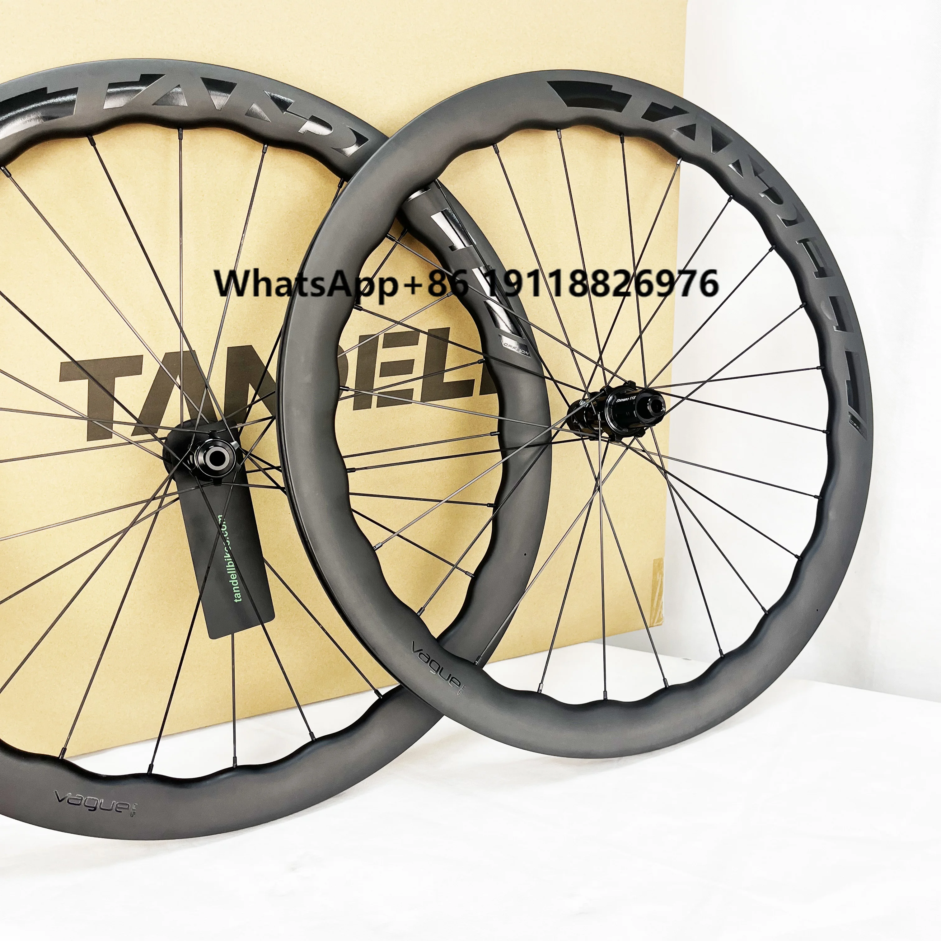 

OEM Bicycle Parts Disc Brake Center Lock Cycling Accessories Carbon Wave Wheel Road Bike 700c