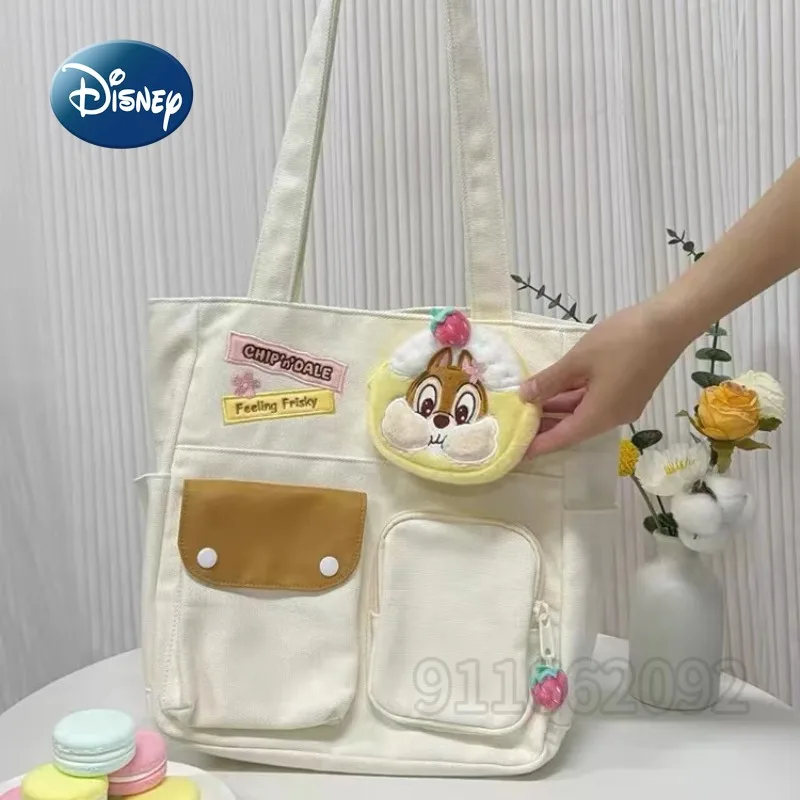 Disney New Women\'s Handbag Luxury Brand Original Women\'s Shoulder Bag Cartoon Cute Women\'s Bag Fashion Trend Large Capacity