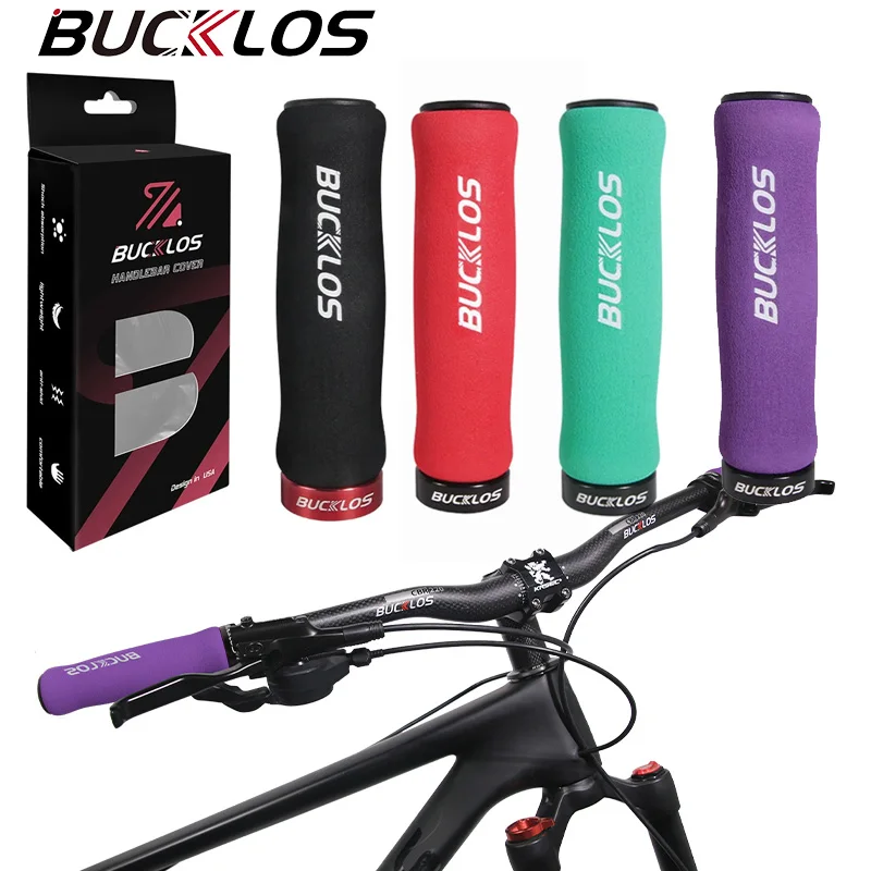 BUCKLOS Rennrad Griff Schwamm Fahrrad Griff Griffe Schloss Stoßdämpfung MTB Manschetten Bequeme Radfahren Lenker Griff