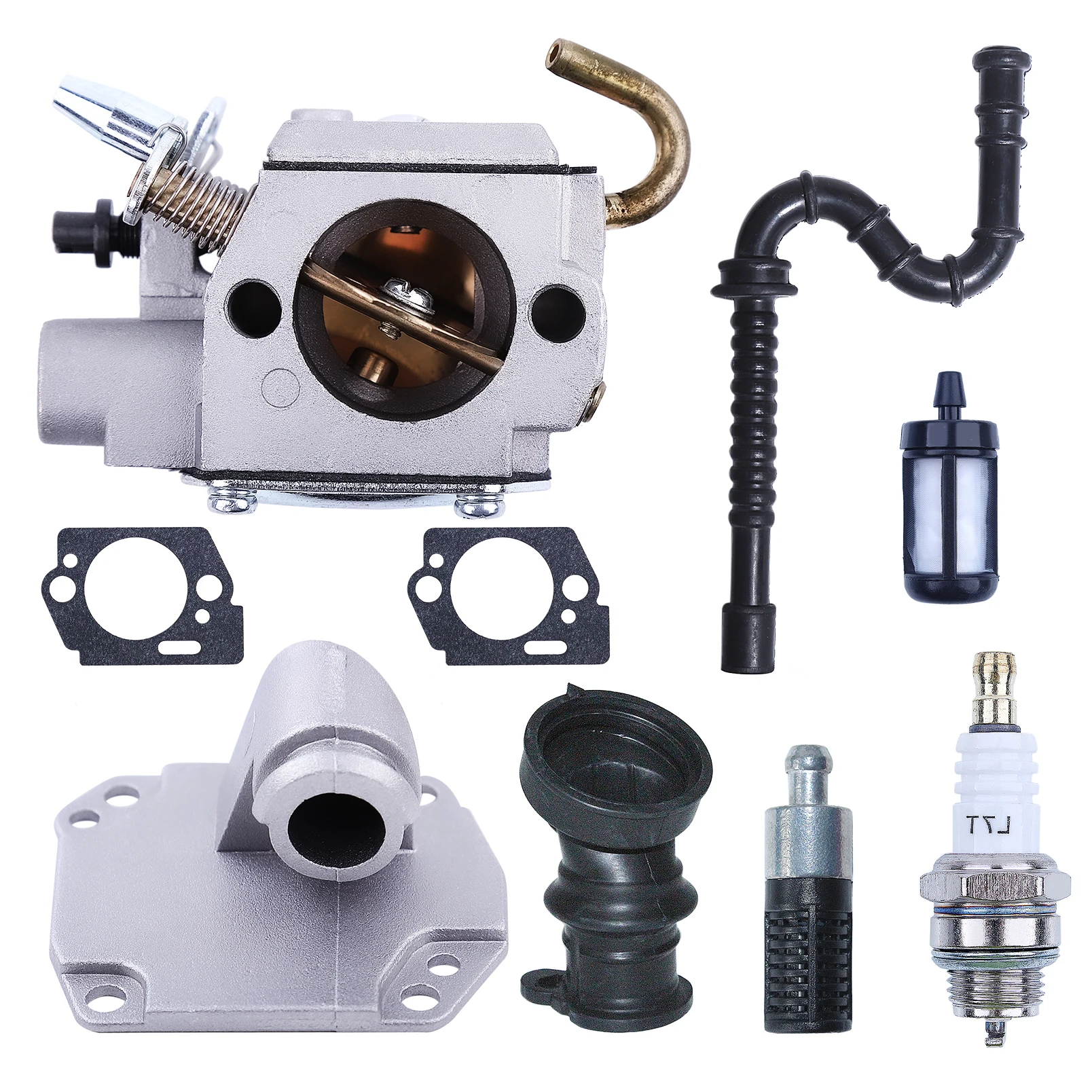 Imagem -04 - Kit Carburador Motosserra para Stihl Vela de Faísca Linha de Combustível Filtro de Óleo Ms270 Ms280 ms 270c 280c