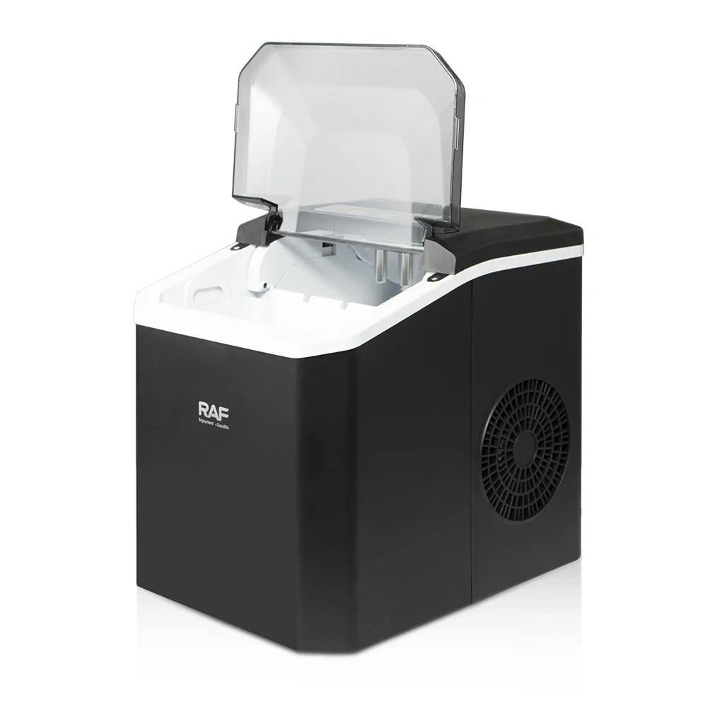 RAF New Automatic Fast Instant Self Cleaning Countertop Ice Cube Maker Ice Machine 24H Counter Top Ice Maker