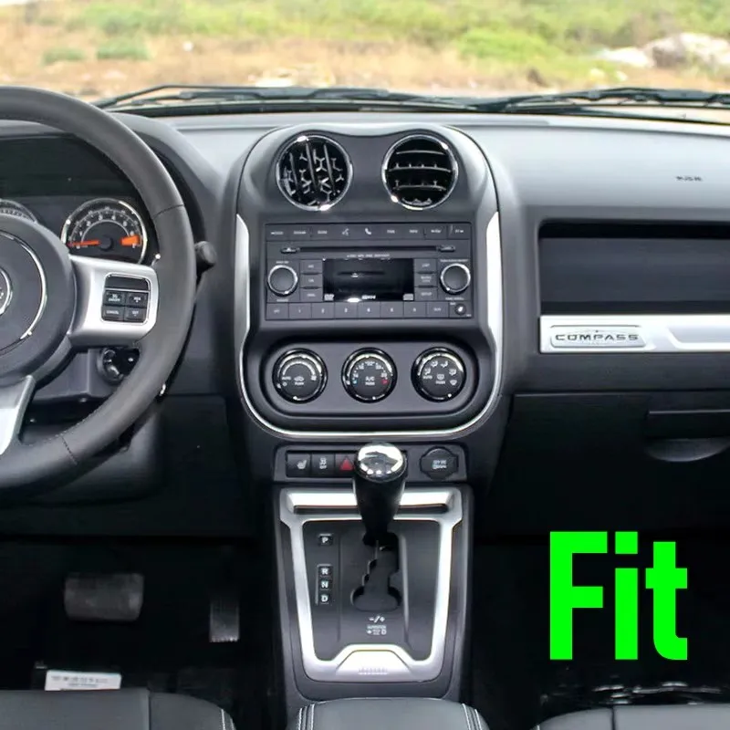 Radio Multimedia para Auto de 7 Pulgadas con Carplay Android 15 para JEEP Compass Patriot 2009-2016 GPS 1024*600QLED Inalámbrico
